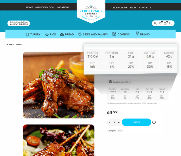 Eko Square | Nutrition &Amp;Amp; Allergens